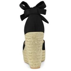 Allegra K Women's Espadrilles Tie Up Ankle Strap Wedges Sandals -Bearpaw Shoes Shop GUEST bd23bfe7 874c 4c3a 8be5 42c6a430b5e0