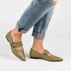 Journee Signature Womens Genuine Leather Emerence Loafer Pointed Toe Slip On Flats -Bearpaw Shoes Shop GUEST be13eeee f1c9 4ff1 a4c6 0eb42b44fdd6