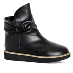 Women's Wide Fit Tatiana Ankle Boot - Black | CLOUDWALKERS