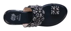GC Shoes Nadin Metallic Rhinestone Toe Ring Flat Sandals -Bearpaw Shoes Shop GUEST befb9cf5 91eb 4745 87a7 eea558df215b