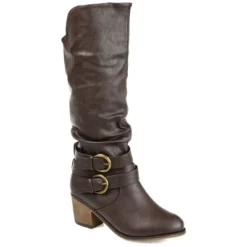 Journee Collection Womens Late Stacked Heel Mid Calf Boots -Bearpaw Shoes Shop GUEST bf4ca6b7 7991 4e1f a627 8e9ba493ef08