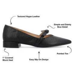 Journee Collection Womens Cait Textured Material Slip On Mary Jane Flats -Bearpaw Shoes Shop GUEST c04fe92b 6030 4213 bf8b bf11be5848f7