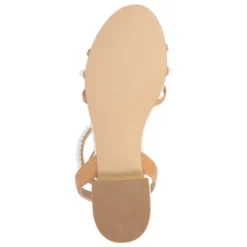 Journee Collection Womens Tulsi Faux Pearl Ankle Strap Covered Block Heel Sandals -Bearpaw Shoes Shop GUEST c0c3f6c7 3494 4b5d 83b6 6300d97b928c