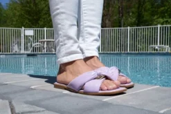 GC Shoes Perri Knotted Cross Strap Squared Toe Slide Flat Sandals -Bearpaw Shoes Shop GUEST c1794b4b 480b 4eca 8c23 bb894c587d06