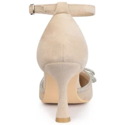 Allegra K Women's Rhinestones Bow Ankle Strap Stiletto Heel Pumps -Bearpaw Shoes Shop GUEST c1d3e27b cf93 49ed a6f4 174c207c003a