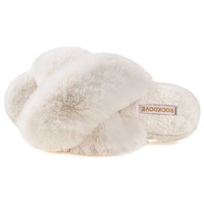 RockDove Women's Maeve Cross-Band Platform Slide Slipper 4 RockDove Women's Maeve Cross-Band Platform Slide Slipper - Image 2