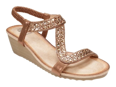 GC Shoes Dua Embellished Slingback Wedge Sandals 8 GC Shoes Dua Embellished Slingback Wedge Sandals - Image 6