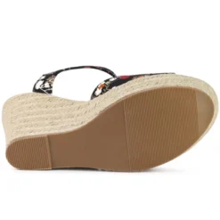 Allegra K Women's Platform Floral Printed Slingback Espadrille Wedge Sandals -Bearpaw Shoes Shop GUEST c7ec7e0d 181d 4f1c ab25 def756437460