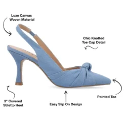 Journee Collection Womens Bahar Sling Back Pointed Toe Pumps -Bearpaw Shoes Shop GUEST c87e80eb f5d0 4f95 99cc ee85d569bae2