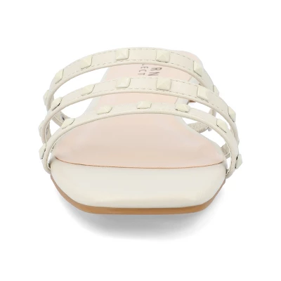 Journee Collection Womens Camarie Slip On Slide Multi Strap Sandals 7 Journee Collection Womens Camarie Slip On Slide Multi Strap Sandals - Image 5