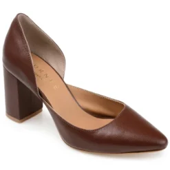 Journee Signature Womens Genuine Leather Jillian D'Orsay High Block Heel Almond Toe Pumps 21 Journee Signature Womens Genuine Leather Jillian D'Orsay High Block Heel Almond Toe Pumps -Bearpaw Shoes Shop GUEST c932f339 19a6 4ea0 8bbc 14b642de28ff
