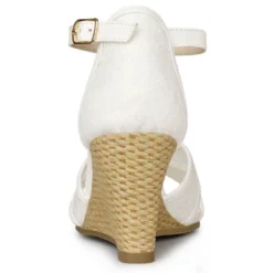 Allegra K Women's Floral Lace Mesh Wedges Sandals -Bearpaw Shoes Shop GUEST c9b1f199 f44f 4348 b3ce 464af9ea8ea0