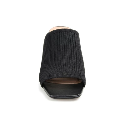 Journee Collection Womens Lorenna Open Square Toe Block Heel Sandals 7 Journee Collection Womens Lorenna Open Square Toe Block Heel Sandals - Image 5