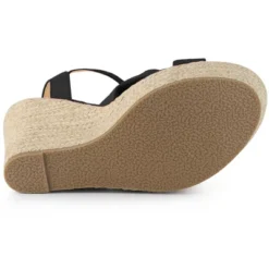 Allegra K Women's Platform Slingback Espadrille Wedge Heel Sandals -Bearpaw Shoes Shop GUEST cd2c742e 5ec2 43b1 be45 0e99741b8f1e