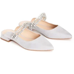 Women's Wide Fit Strappy Point Mule - Gray | EVANS -Bearpaw Shoes Shop GUEST ceacebde 4629 4733 b75a b2ea0be55a44