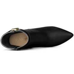 Allegra K Women's Stiletto Heels Pointed Toe Side Zip Ankle Boots -Bearpaw Shoes Shop GUEST cec8b2c4 89bf 4979 9377 d0ed70d590d1