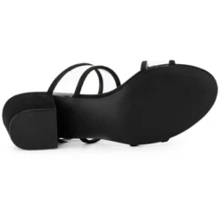 Allegra K Women's Clear Strap Block Heel Slide Sandals -Bearpaw Shoes Shop GUEST cfb98dbf 2177 40bc a27f b48f2ec5d217