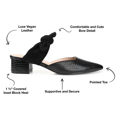 Journee Collection Womens Melora Slip On Pointed Toe Mules Flats 9 Journee Collection Womens Melora Slip On Pointed Toe Mules Flats - Image 7