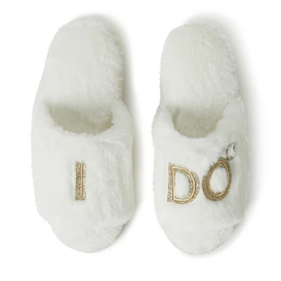 Dearfoams Womens Lane Bridal Slide Slippers 7 Dearfoams Womens Lane Bridal Slide Slippers - Image 5
