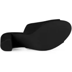 Perphy Slip On Chunky Heels Mules Slide Sandals For Women -Bearpaw Shoes Shop GUEST d295817a e28b 47b1 9706 c88900f44a4e