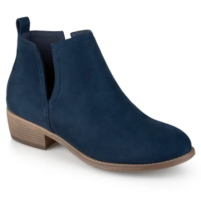 Journee Collection Womens Rimi Pull On Stacked Heel Booties 12 Journee Collection Womens Rimi Pull On Stacked Heel Booties - Image 10