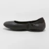 Women's Meredith Ballet Flats - A New Day™ Black