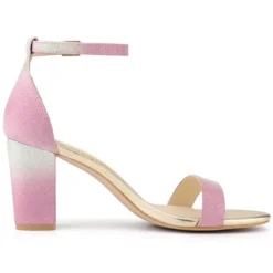 Allegra K Women's Gradient Glitter Chunky Heels Sandals 17 Allegra K Women's Gradient Glitter Chunky Heels Sandals -Bearpaw Shoes Shop GUEST d3dc4451 5fcc 458b b1f0 6962533746c9