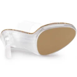 Allegra K Women's Platform Clear Heel Chunky Heels Slide Sandals -Bearpaw Shoes Shop GUEST d5ac0279 84df 4971 abd1 857ab684ea66