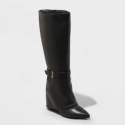 Women's Tall Novie Dress Boots - A New Day™ Black -Bearpaw Shoes Shop GUEST d6a6d7b9 7392 4fbf badc c40dfa168777