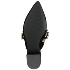 Journee Collection Womens Jewel Mules Pointed Toe Slip On Flats -Bearpaw Shoes Shop GUEST d7255d21 2cb0 4b89 9f1f e885f754356f