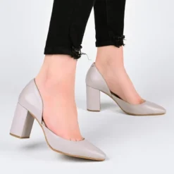 Journee Signature Womens Genuine Leather Jillian D'Orsay High Block Heel Almond Toe Pumps 19 Journee Signature Womens Genuine Leather Jillian D'Orsay High Block Heel Almond Toe Pumps -Bearpaw Shoes Shop GUEST d7ca8cc0 e918 4495 9eb3 32009e938321