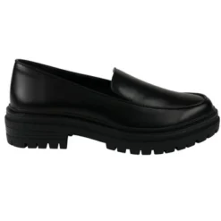 GC Shoes Womens Morgan Lug Sole Slip On Loafer Flats