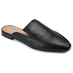 Journee Collection Womens Akza Slip On Square Toe Mules Flats -Bearpaw Shoes Shop GUEST d87878c9 14f0 4fb1 beb0 1f563a4cea0b