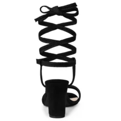 Allegra K Women's Lace Up Chunky Heels Sandals 15 Allegra K Women's Lace Up Chunky Heels Sandals -Bearpaw Shoes Shop GUEST d8a0657b f409 4e77 8edb ad2240fb518e