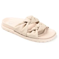 Journee Collection Womens Melanie Slide Flat Sandals -Bearpaw Shoes Shop GUEST d911d6a7 79bd 4eb9 a16a 3109b32eee36