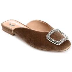 Journee Collection Womens Sonnia Mules Square Toe Slip On Flats -Bearpaw Shoes Shop GUEST d9771c80 1c4b 4876 ac41 88703fd412db