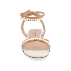 Journee Collection Womens Tulsi Faux Pearl Ankle Strap Covered Block Heel Sandals -Bearpaw Shoes Shop GUEST da1ef985 0b30 4dc0 b0dc 85112072f683