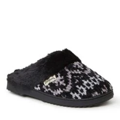 Dearfoams Women's Allison Chenille Fairisle Scuff Slipper -Bearpaw Shoes Shop GUEST daf641f5 67e2 469e ba13 dbdbd27ac1d5