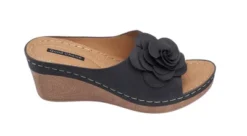 GC Shoes Tokyo Flower Comfort Slide Wedge Sandals
