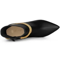 Allegra K Women's Pointy Toe Triple Chains Stiletto Heels Ankle Boots 13 Allegra K Women's Pointy Toe Triple Chains Stiletto Heels Ankle Boots -Bearpaw Shoes Shop GUEST dc097efa 4f92 4883 9b8f b688ba0e90d1