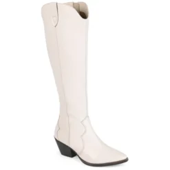 Journee Signature Womens Genuine Leather Pryse Almond Toe Pull On Knee High Boots -Bearpaw Shoes Shop GUEST dd9fdbf6 5673 4a62 909b 6b4cf5dcf5ca 1