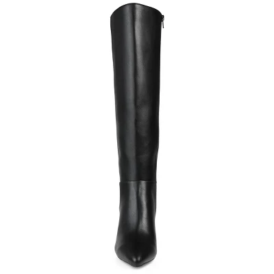 Journee Collection Womens Landree Tru Comfort Foam Block Heel Knee High Boots 7 Journee Collection Womens Landree Tru Comfort Foam Block Heel Knee High Boots - Image 5