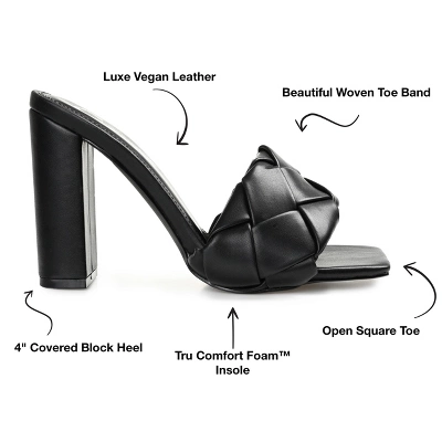 Journee Collection Womens Maysie Tru Comfort Foam Open Square Toe Block Heel Sandals 9 Journee Collection Womens Maysie Tru Comfort Foam Open Square Toe Block Heel Sandals - Image 7