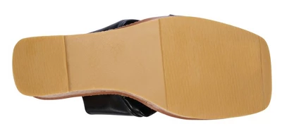 GC Shoes Neila Knotted Squared Toe Cork Slide Wedge Sandals 6 GC Shoes Neila Knotted Squared Toe Cork Slide Wedge Sandals - Image 4