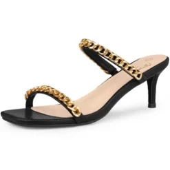 Perphy Snakeskin Printed Square Toe Chain Stiletto Heels Slide Sandals For Women 14 Perphy Snakeskin Printed Square Toe Chain Stiletto Heels Slide Sandals For Women -Bearpaw Shoes Shop GUEST e0c75356 4530 40ab bafb 8e204deb44fe