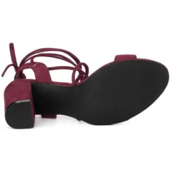 Perphy Lace Up Slingback Block High Heels Sandals For Women -Bearpaw Shoes Shop GUEST e23968d3 b85d 43ef b5a5 07f63415b419