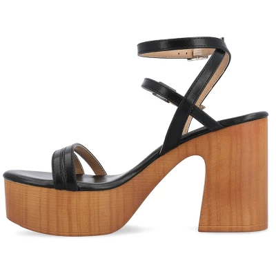 Journee Collection Womens Emerynn Tru Comfort Foam Platform Clog Multi Strap Sandals 3 Journee Collection Womens Emerynn Tru Comfort Foam Platform Clog Multi Strap Sandals