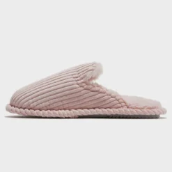 Dluxe By Dearfoams Women's Woodley Slide Slippers