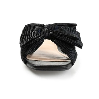 Journee Collection Womens Serlina Tru Comfort Foam Slide Low Block Heel Sandals 7 Journee Collection Womens Serlina Tru Comfort Foam Slide Low Block Heel Sandals - Image 5