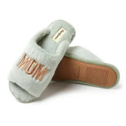 Dearfoams Women's Wanda Furry Mother's Day Slide Slipper -Bearpaw Shoes Shop GUEST e7dff899 9fdb 4993 909f 7979f67e153c